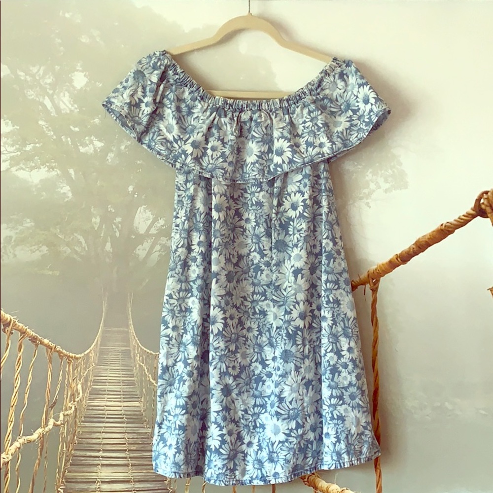 MINI COMFY DRESS💙 XS/ Love Fire